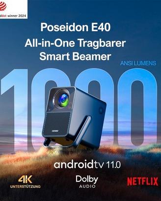 Ultimea poseidon E40 proiettore 4k