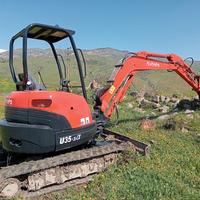  mini escavatore Kubota u 35.