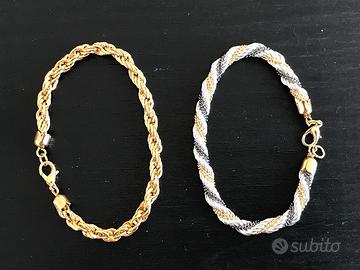 Bracciali dorati