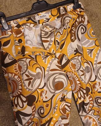 pantaloni max mara mod. licia cotone tg it 38