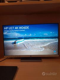 HP U27 4K Monitor 27" Wireless