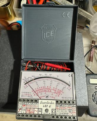 Tester e amperometro  vintage