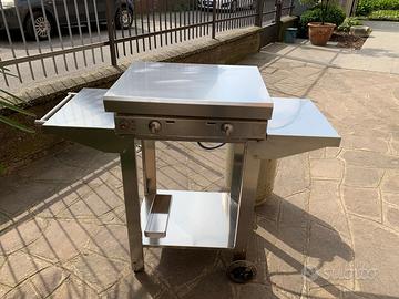 barbecue a gas in acciaio inox