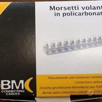 Morsetti in policarbonato (confezione da 10 barre)