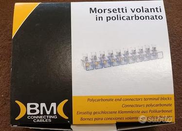 Morsetti in policarbonato (confezione da 10 barre)