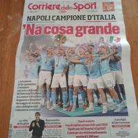 Corriere dello sport Napoli Campione d'Italia 2025