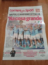 Corriere dello sport Napoli Campione d'Italia 2025