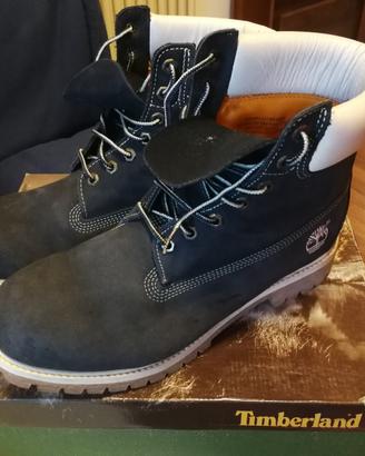 Stivali Timberland 6-inch blu/bianco uomo tg 44.5