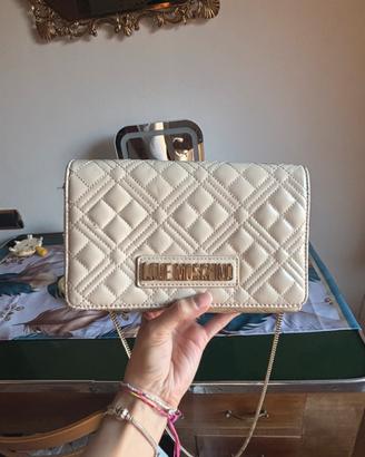 Love Moschino Borsa avorio trapuntata originale