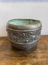 Vaso WMF originale in stile Art Nouveau Alpacca