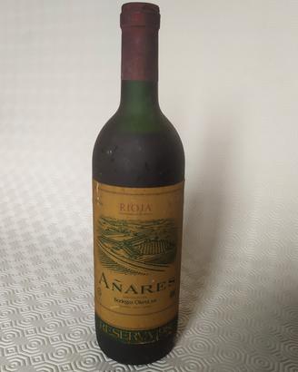 Vino Anares 1981 (Spagna)