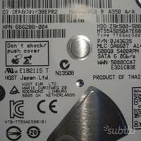 Hard Disk da 2,5" da 500GB NUOVO