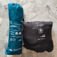 Tenda per 2 e sleeping bad