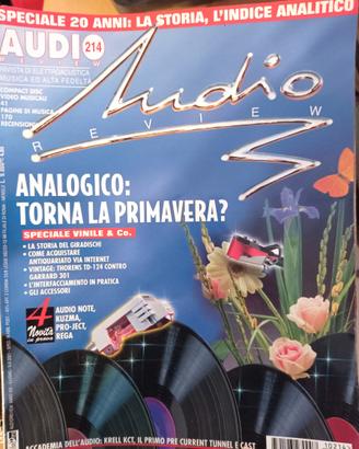Rivista AUDIO REVIEW n° 214 del 2001