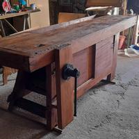 banco falegname antico per arredo