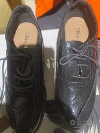 Scarpe Stringate Donna Nio Nio Grigio Antracite