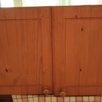 pensile per cucina in legno noce 