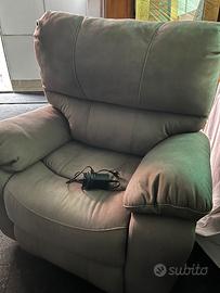 Poltrona recliner elettrica