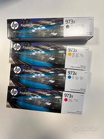 SERIE COMPLETA CARTUCCE ORIGINALI 973X HP