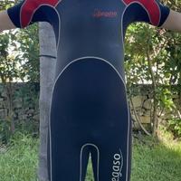 Shorty Pegaso muta Neo uomo nero - rosso per sport