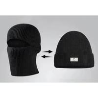 Cappello Invernale in Maglia 2 in 1 Passamontagna