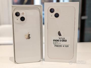 iPhone 13 128GB bianco usato garanzia 