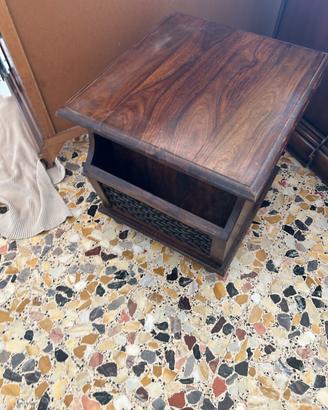 mobile porta giornali in legno