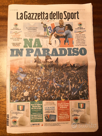 Gazzetta dello sport NAPOLI SCUDETTO