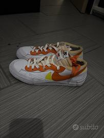 Nike Blazer Low x Sacai Magma Orange