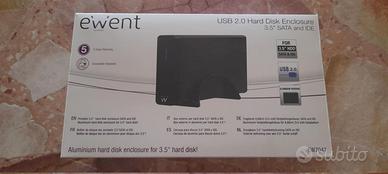 Box esterno Hard Disk 3.5" SATA IDE + HD 1 TB