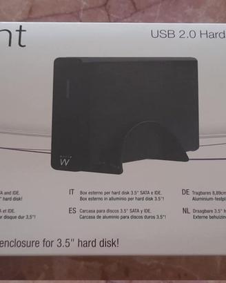 Box esterno Hard Disk 3.5" SATA IDE + HD 1 TB