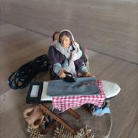 Statua Pastore in movimento presepe napoletano