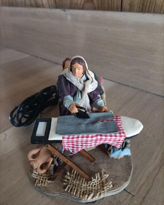 Statua Pastore in movimento presepe napoletano