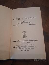 Sieri e vaccini , anno 1932