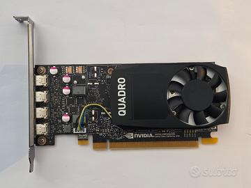 NVIDIA QUADRO P1000 4GB perfetta 