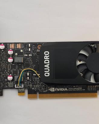 NVIDIA QUADRO P1000 4GB perfetta 