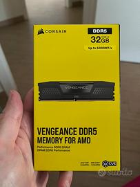 Corsair DDR5 32GB 6000MHz CL30 – 2x16GB NUOVE