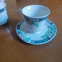 6 tazzine con piattino 