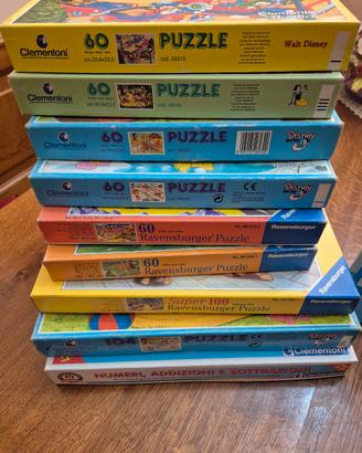 giochi e puzzle vintage