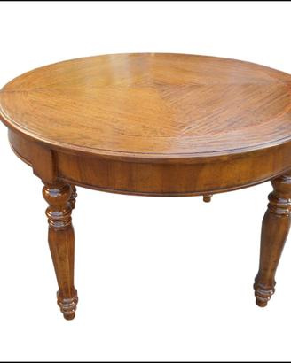 Tavolo rotondo Luigi Filippo classico allungabile
