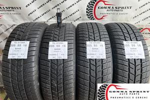 4 PNEUMATICI 205/55 R16 BARUM INVERNALI 85%