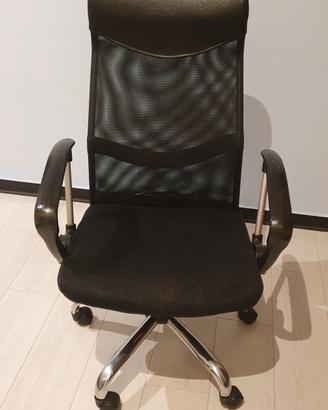 Sedia da ufficio nera 