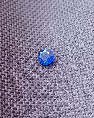 ZAFFIRO BLU NATURALE CERTIFICATO UNHEATED