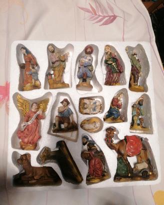 15 Pastori con natività nuovi 10 cm