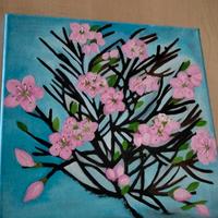 Quadro su tela dipinta a mano