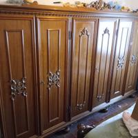 amera da letto completa credenza libreria anni 70