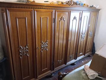 amera da letto completa credenza libreria anni 70