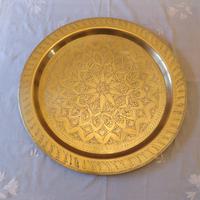 PIATTO OTTONE ANNI 70 