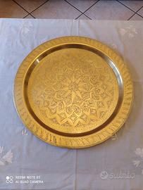 PIATTO OTTONE ANNI 70 