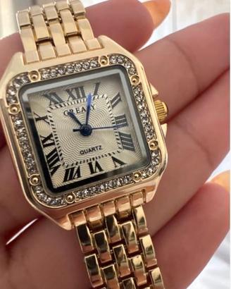 Orologio Donna Elegante Color Oro – Nuovo
